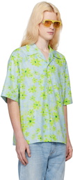 Marni Blue & Green Parade Shirt