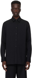 Jil Sander Black Button Shirt