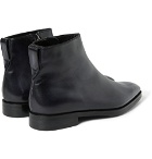 Berluti - Shearling-Lined Leather Boots - Men - Black