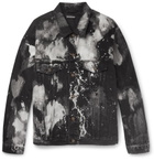 Balenciaga - Oversized Bleached Denim Jacket - Men - Black