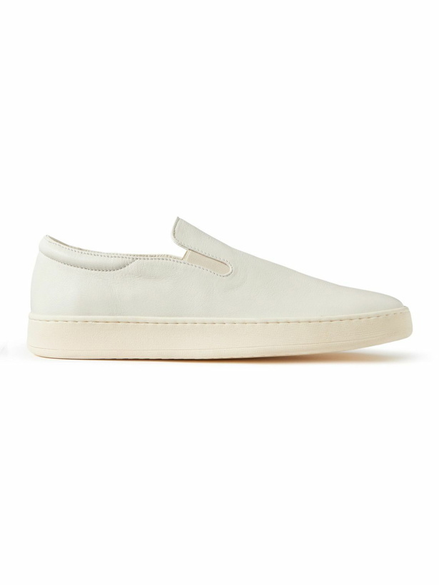 Photo: Officine Creative - Leather Slip-On Sneakers - Neutrals