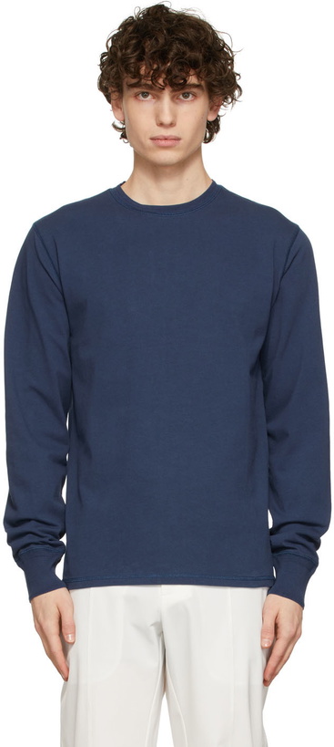 Photo: Drake's Indigo Hiking Long Sleeve T-Shirt