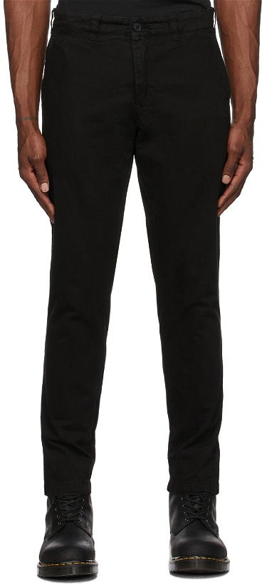 Photo: Belstaff Black Officers Chino Trousers