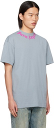 Palm Angels Gray Printed T-Shirt