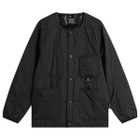 Taion Men's Work Crew Neck Down Jacket in Black