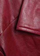 Stouls Astrid 25 Stretch-suede Cardigan Dark Red