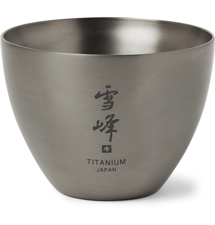 Photo: Snow Peak - Titanium Saké Cup - Silver