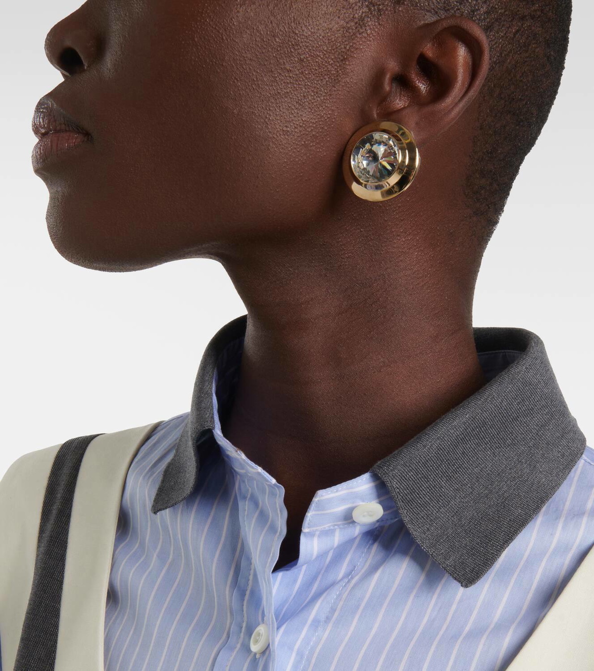 Miu Miu Crystal-embellished earrings