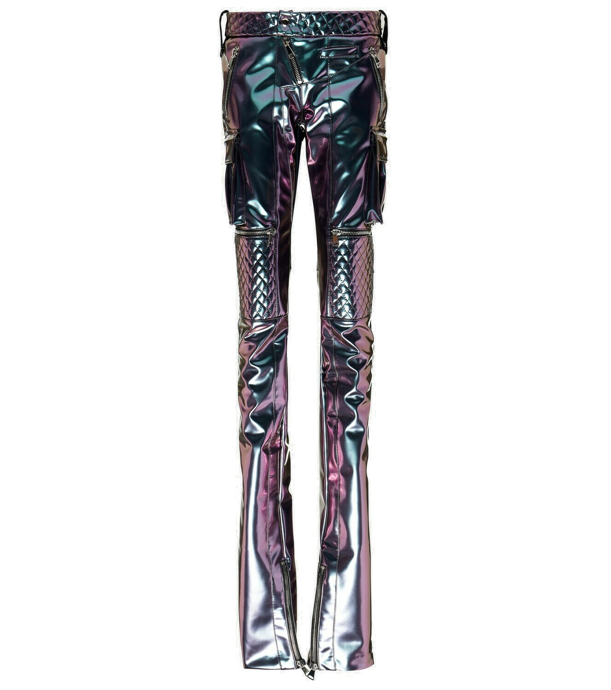 パンツ doublet hologram coating short pants Doublet Grey Hologram Coating Shorts Doublet