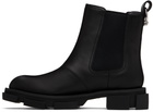 both Black Gao Pierced Chelsea Boots