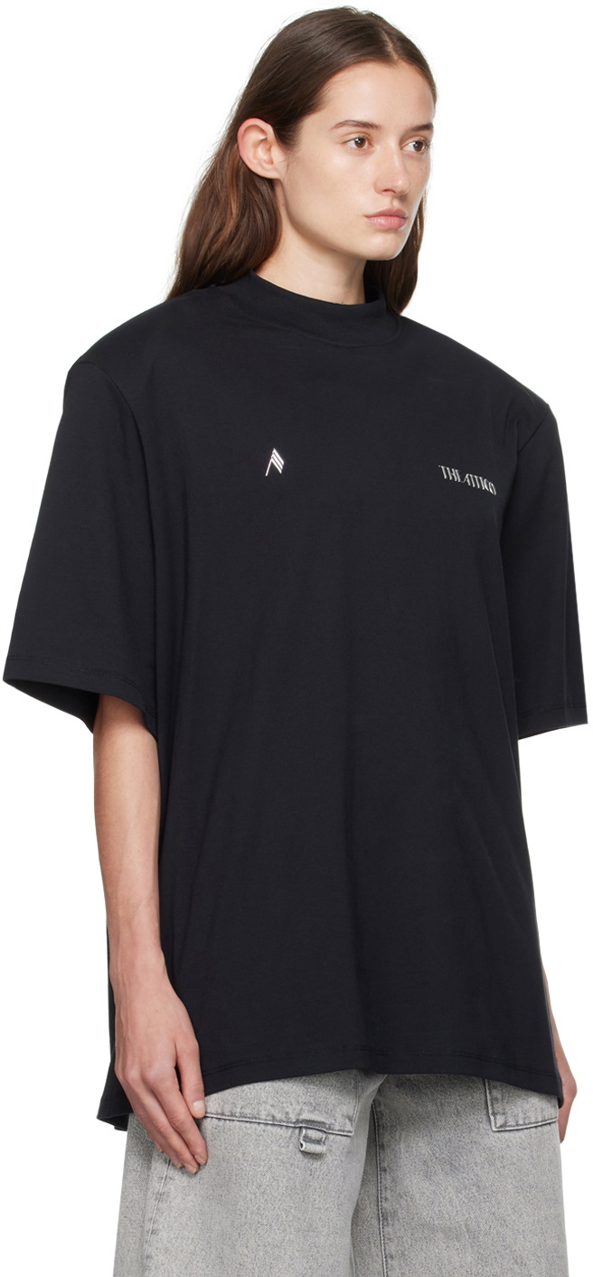 The Attico Black Kilie T Shirt The Attico