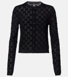 Gucci GG crêpe cardigan