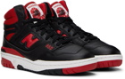 New Balance Black & Red 650R Sneakers