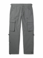 SAIF UD DEEN - Straight-Leg Nylon Trousers - Gray