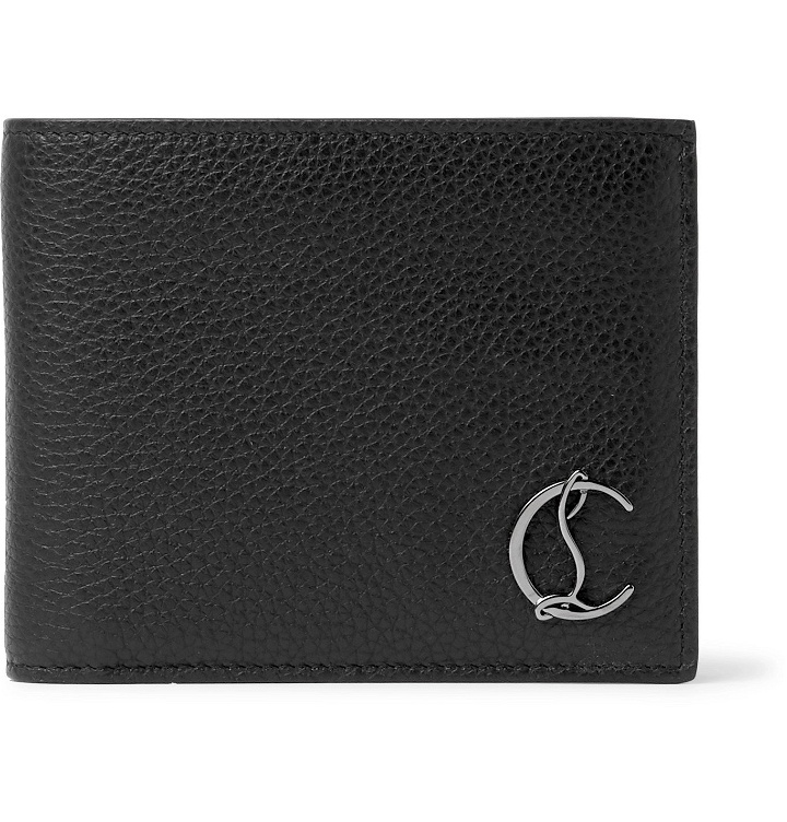 Photo: CHRISTIAN LOUBOUTIN - Logo-Detailed Full-Grain Leather Billfold Wallet - Black