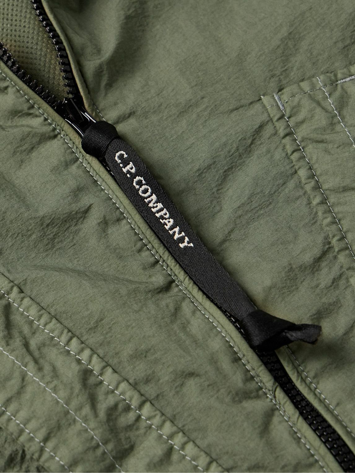 C.P. Company - Logo-Appliquéd Taylon L Overshirt - Green C.P. Company