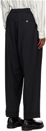 Cordera Black Masculine Trousers