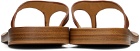 Rhude Tan Beach Sandals
