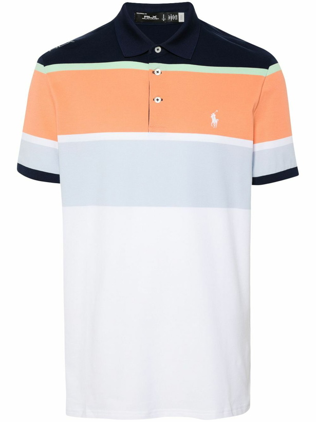 Photo: RLX Ralph Lauren White Striped Polo Shirt
