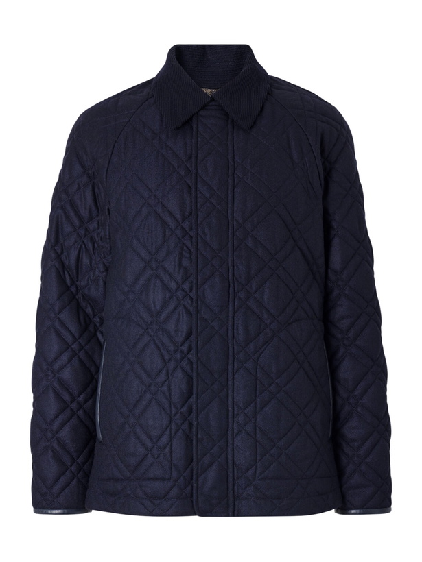 Photo: Gabriela Hearst - Clarence Wool and Cashmere-Blend Jacket - Blue