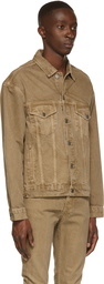 Ksubi Brown Denim Dunez Oh G Jacket