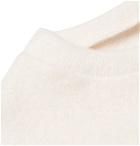 The Elder Statesman - NBA Chicago Bulls Printed Brushed Cashmere-Blend Sweatshirt - Cream