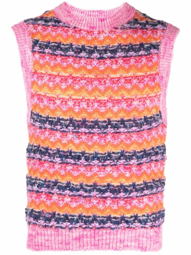 Photo: Andersson Bell Multicolour Colour Jacquard Wool Vest