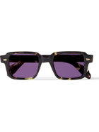 Cutler and Gross - 1393 Rectangle-Frame Tortoiseshell Acetate Sunglasses