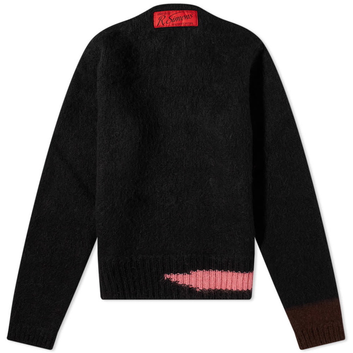 Photo: Raf Simons Intarsia Neck Logo Knit