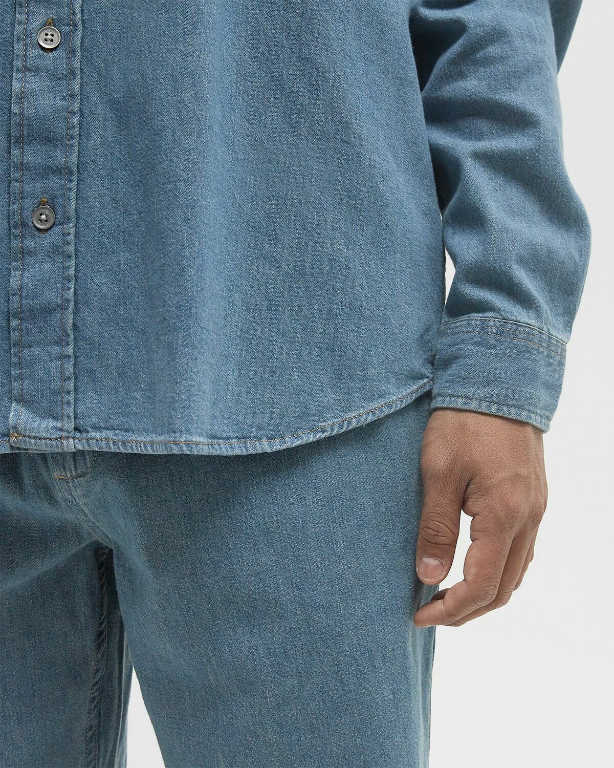 CLOSED ARCHIVE BASIC SHIRT Grey Mens Longsleefe