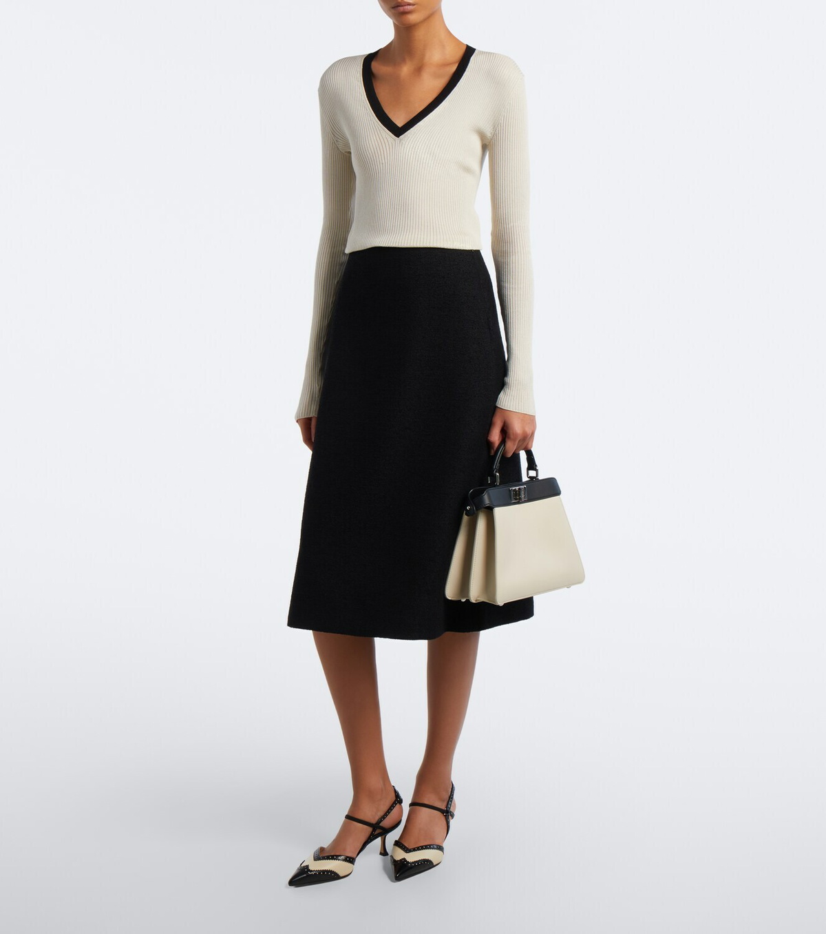 Fendi Peekaboo® ISeeU Small leather top-handle bag