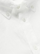 NN07 - Arne Button-Down Collar Linen Shirt - White