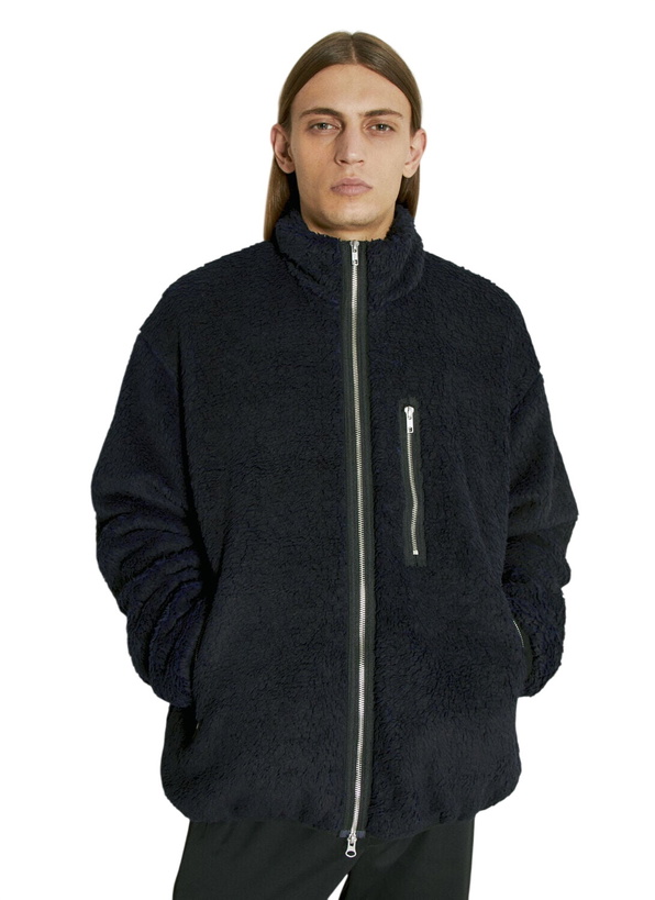 Photo: Song for the Mute Painted Sherpa Jacket