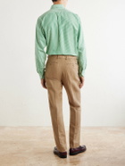 Polo Ralph Lauren - Straight-Leg Cotton and Linen-Blend Trousers - Brown