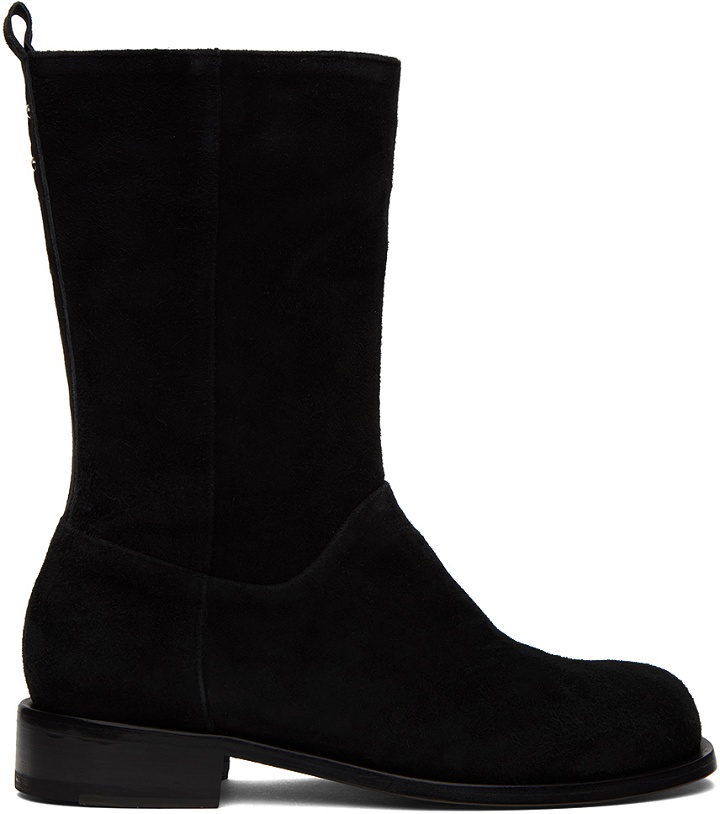 Photo: Youth Black Suede Ankle Boots