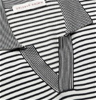 Orlebar Brown - Horton Slim-Fit Striped Silk and Cotton-Blend Polo Shirt - Blue