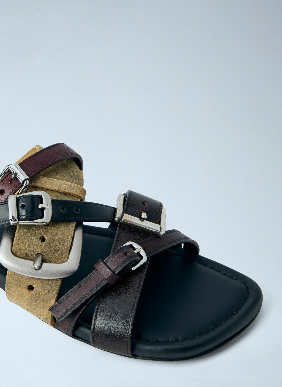 Acne Studios Leather Belts Strap Sandals