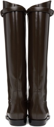 TOTEME Brown 'The Riding' Boots