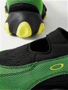 Oakley Factory - Brain Dead Flesh Panelled Suede, Cordura®, Mesh and Scuba Slip-On Sneakers - Green