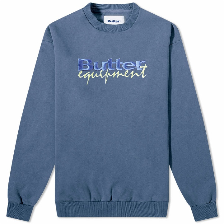 Photo: Butter Goods Equipment Embroidered Crew Sweat