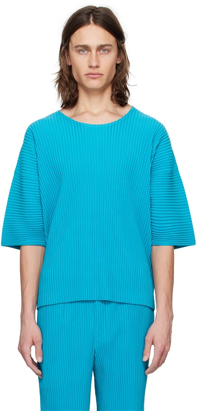 Photo: HOMME PLISSÉ ISSEY MIYAKE Blue Monthly Color March T-Shirt