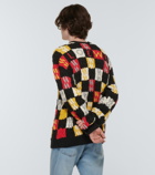 Loewe - Wool-blend patchwork cardigan