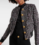 Balmain Tweed bomber jacket