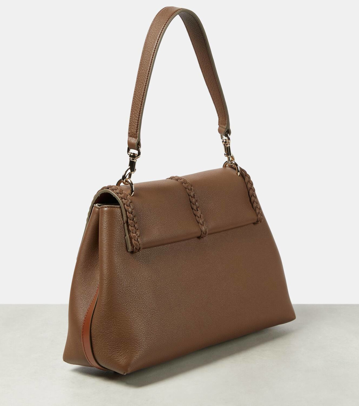 【Chloe】Penelope Medium’ shoulder bag brown Chloé Penelope Medium leather shoulder bag Chloe