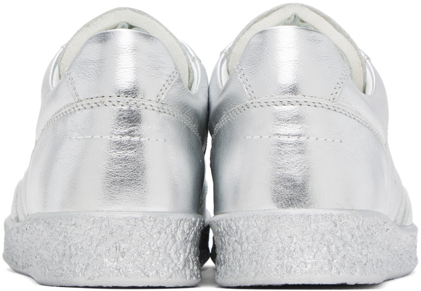 MM6 Maison Margiela Silver Court Sneakers MM6 Maison Margiela