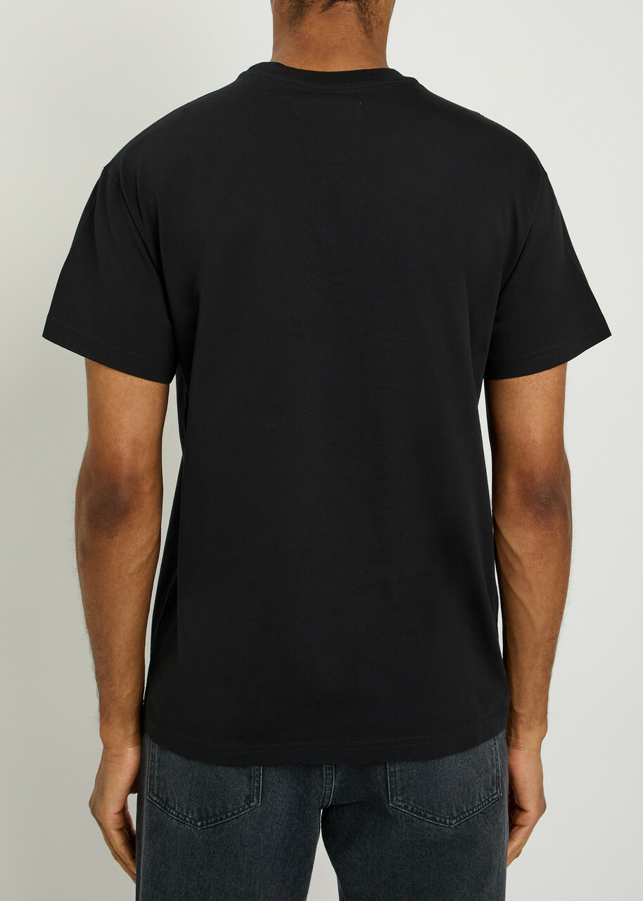 Vivienne Westwood Orb-print Stretch-cotton T-shirt Black