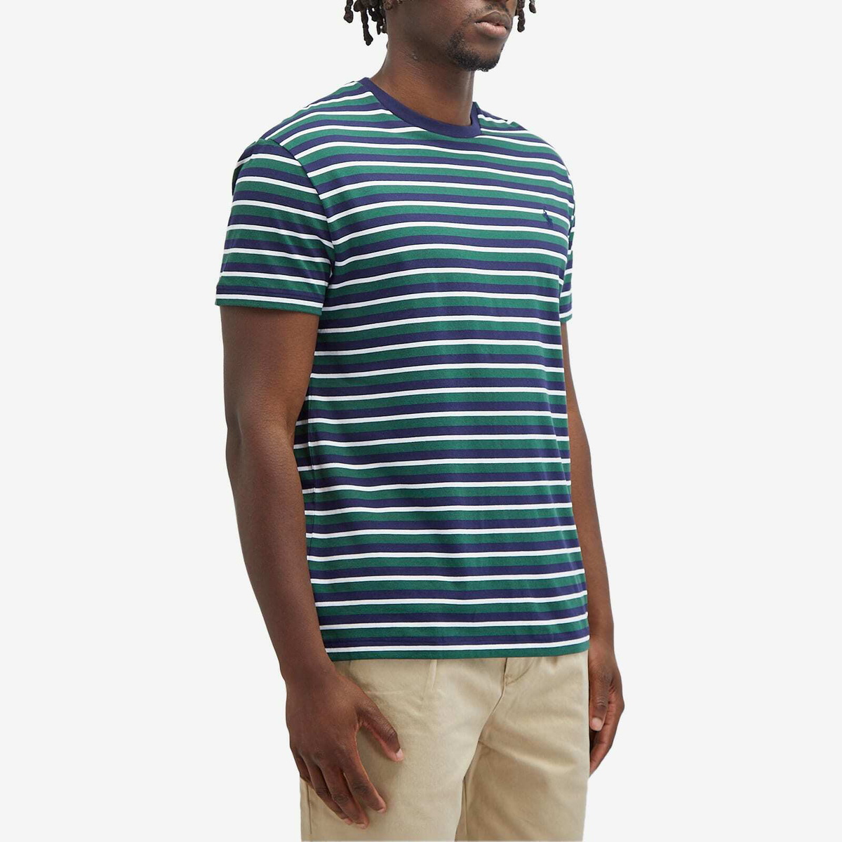 Tシャツ・カットソー Polo Ralph Lauren Stripe T-Shirt Polo Ralph Lauren Stripe Rib-Knit Cotton T-Shirt | Saks