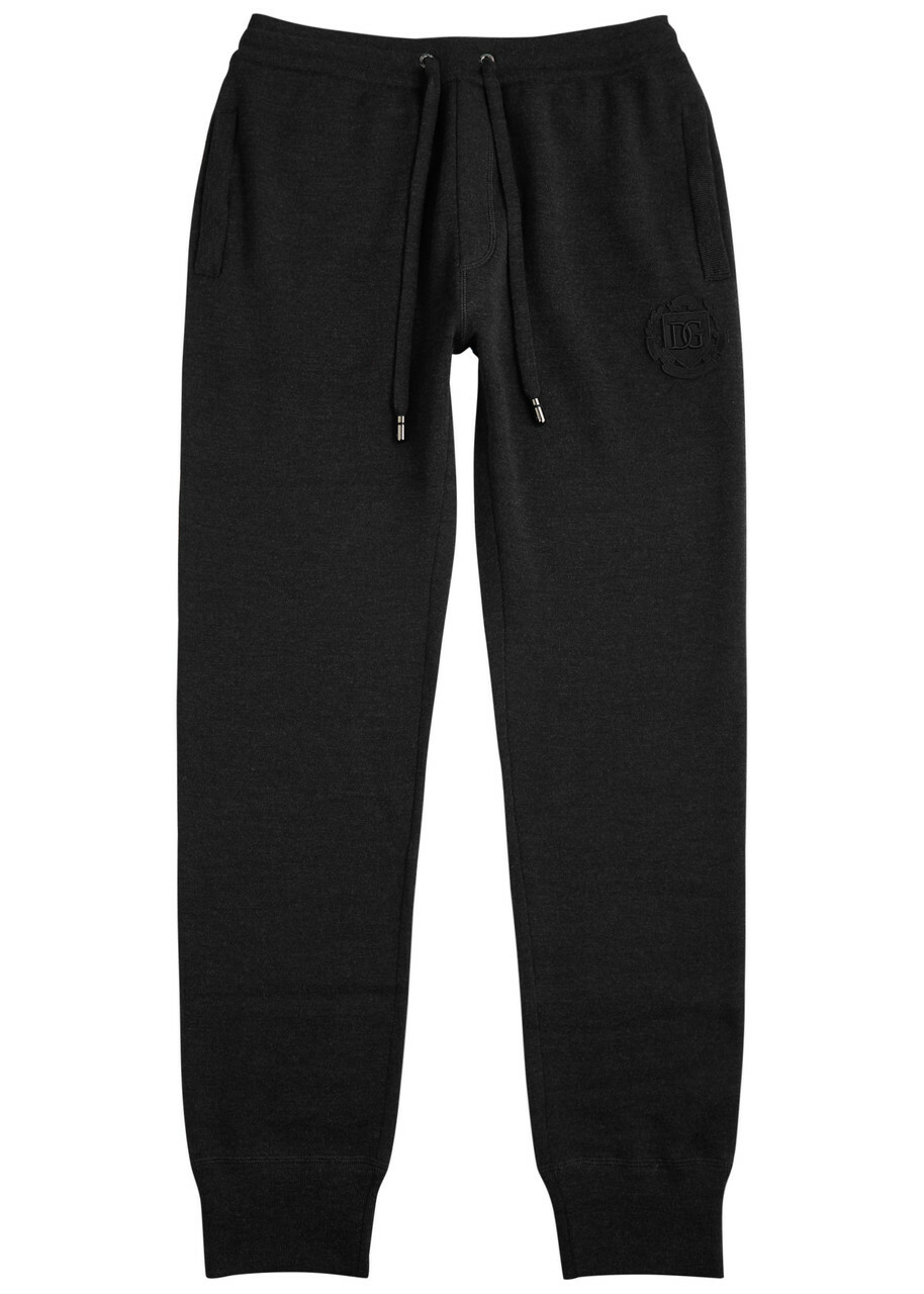 Dolce & Gabbana Wool-blend Sweatpants Grey