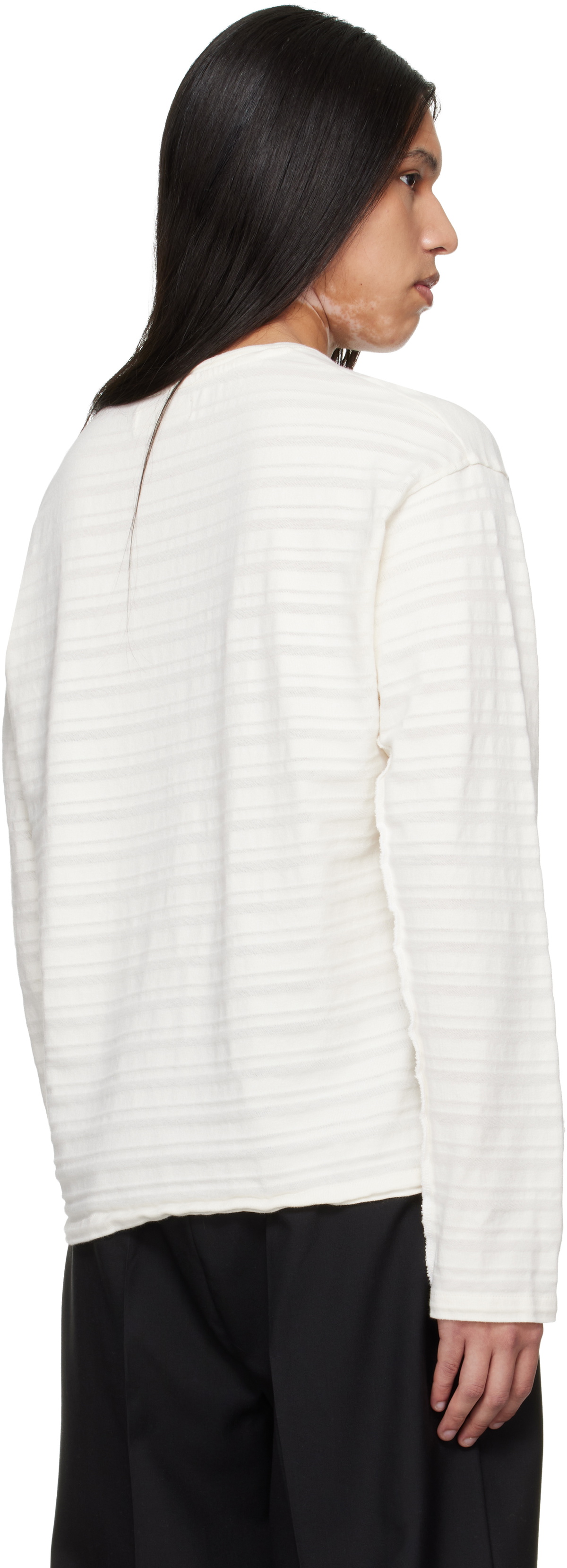 mfpen Off-White Round Neck Sweater