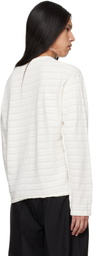 mfpen Off-White Round Neck Sweater